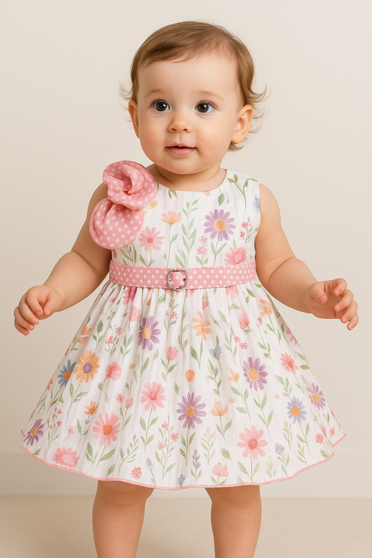 Floral Delight Baby Frock for Girls