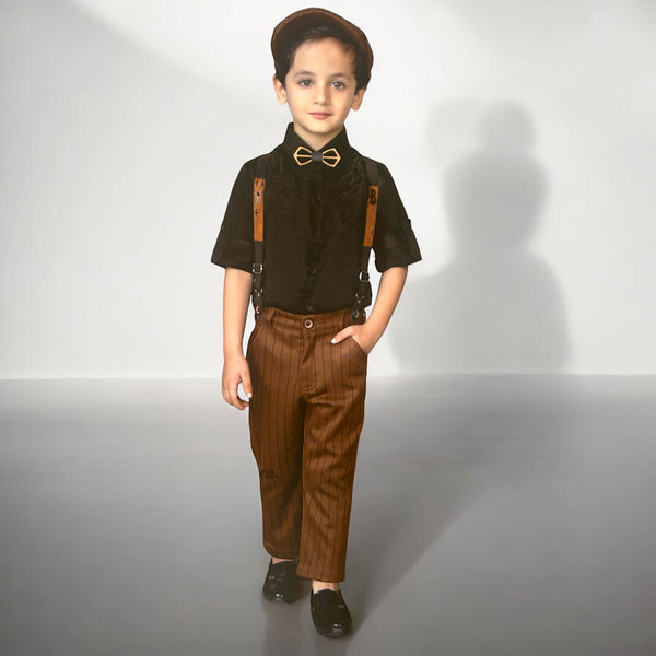Vintage-Inspired Gentleman's Suspender Set for Boys - ShoppingMood