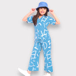 Kids Cool Blue Alphabet Co-ord Set
