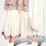 Elegant Chiffon Sahara Set for Girls