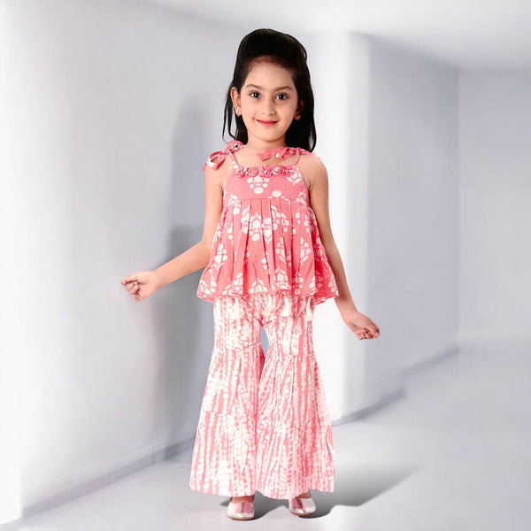 Charming Pure Cotton Sarara Set for Girls