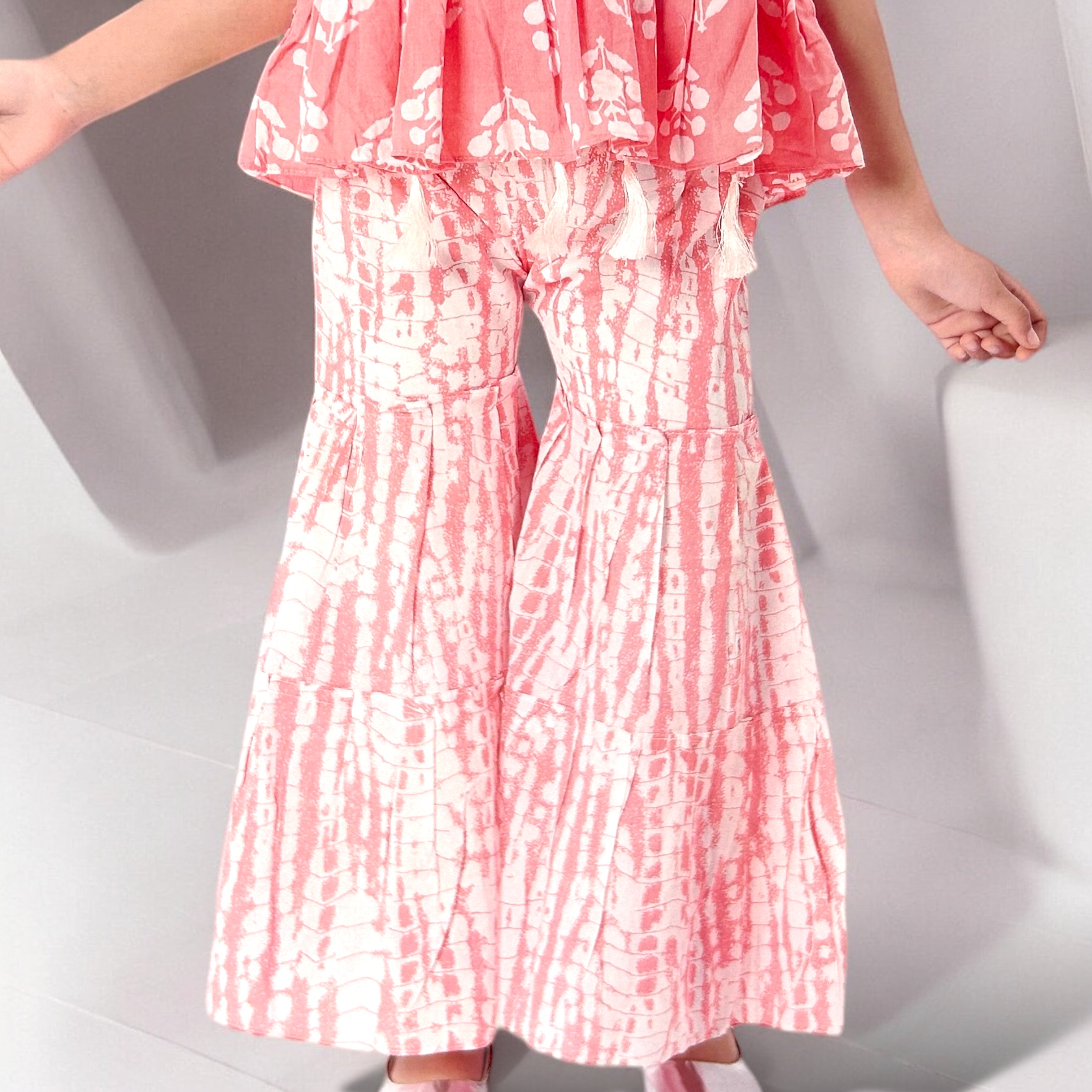 Charming Pure Cotton Sarara Set for Girls - ShoppingMood