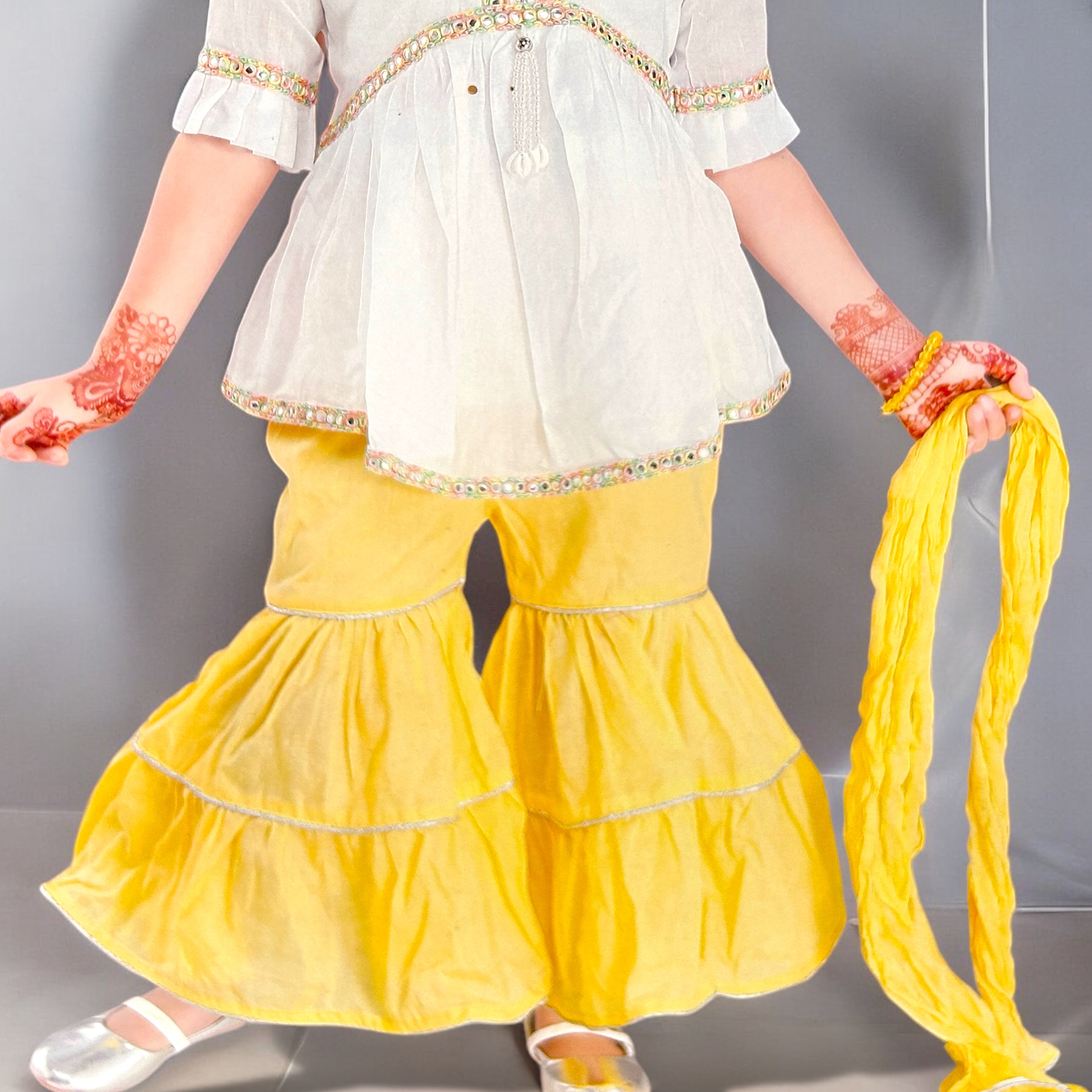 Chic Cotton Sahara Set for Girls - ShoppingMood